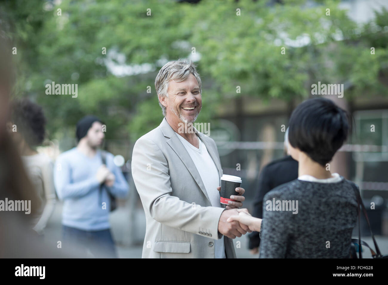 rencontre dans la rue