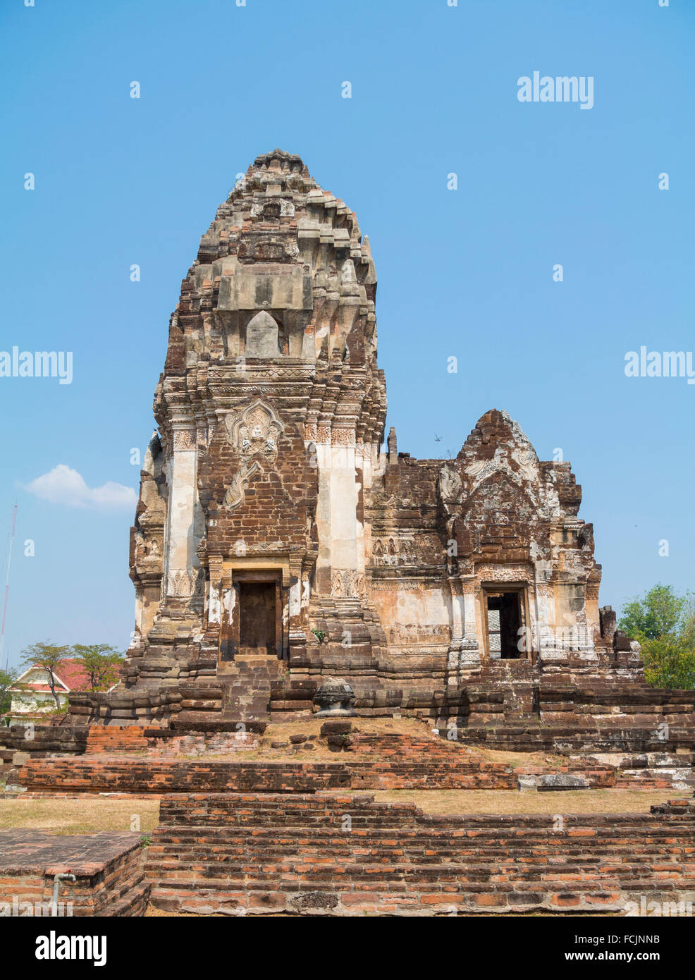 Wat Phra Sri Rattana Mahathat Lopburi - Thaïlande Banque D'Images