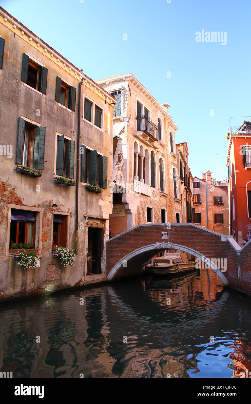 Canal in Venice, Italie Banque D'Images