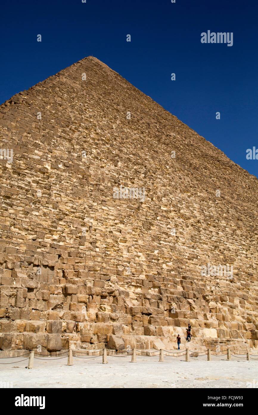 Grande pyramide de Khéops, Les Pyramides de Gizeh, Giza, Egypte Photo ...