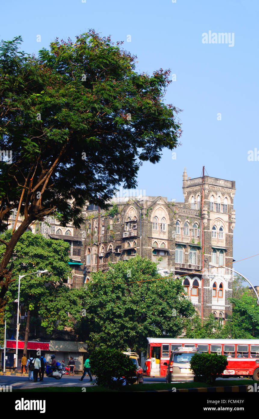 Paysage de ville de la ville de Mumbai, en Inde,la ville,la rue,un paysage gorosky,mumbai,à la maison,architecture,vue Banque D'Images