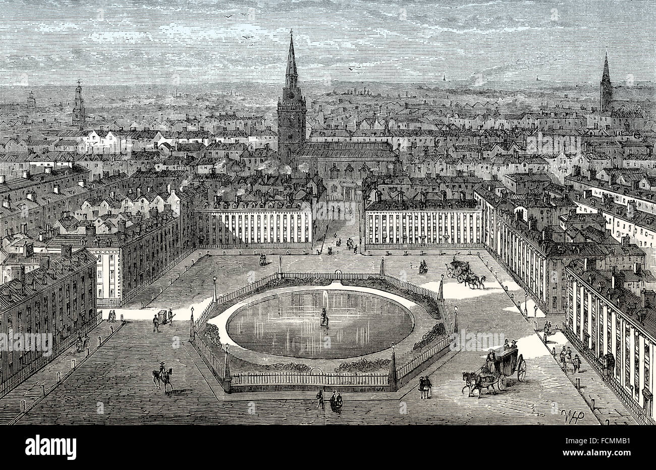 St James's Square, St James', 1773, City of Westminster, le centre de Londres, Angleterre Banque D'Images