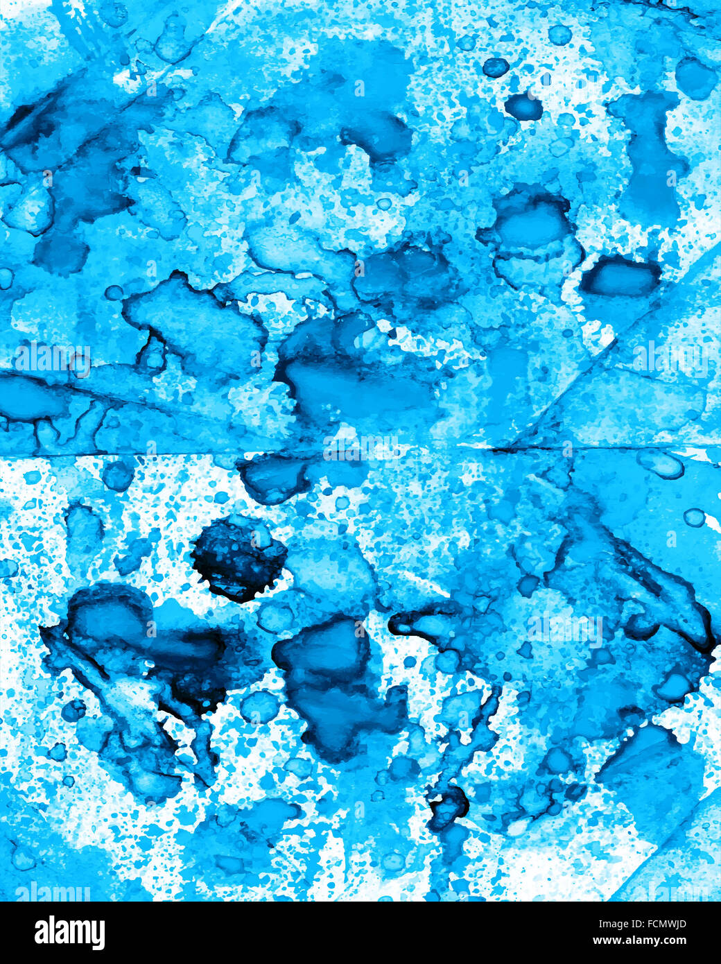 Lumineux multicolore aquarelle bricolage peinture toile de vêtements design, surfaces, textile, pour le web et l'utilisation d'impression Banque D'Images