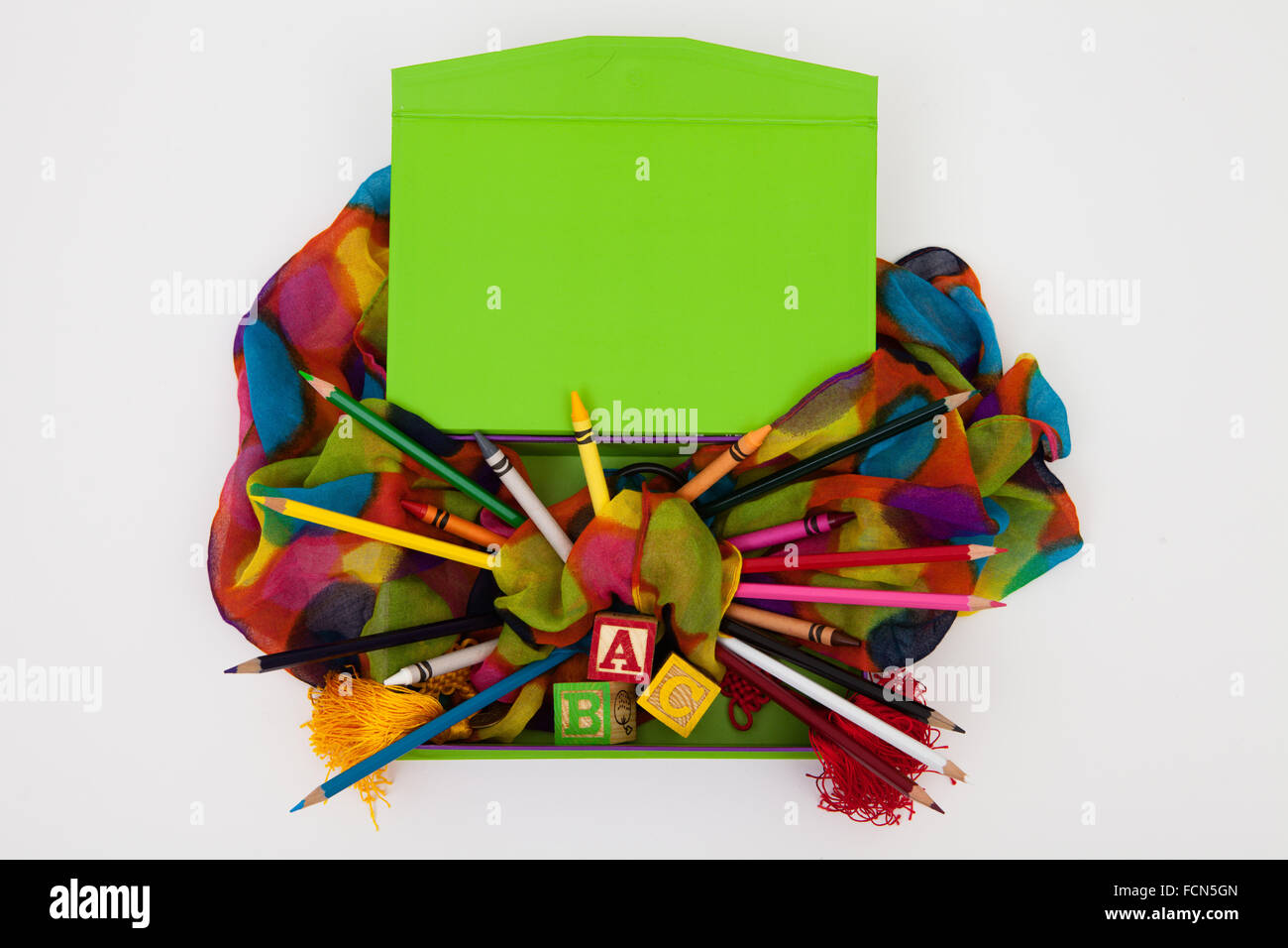 Retour à l'école - projet de conception de paysage Banque D'Images