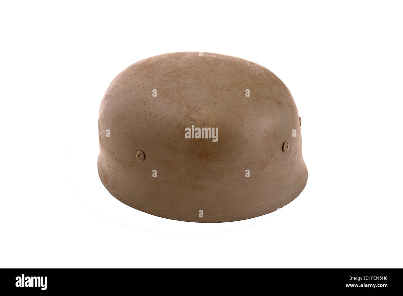 Casque de parachutiste de l'armée allemande (modèle M38) à partir de la Seconde Guerre mondiale, le contexte isolé Banque D'Images