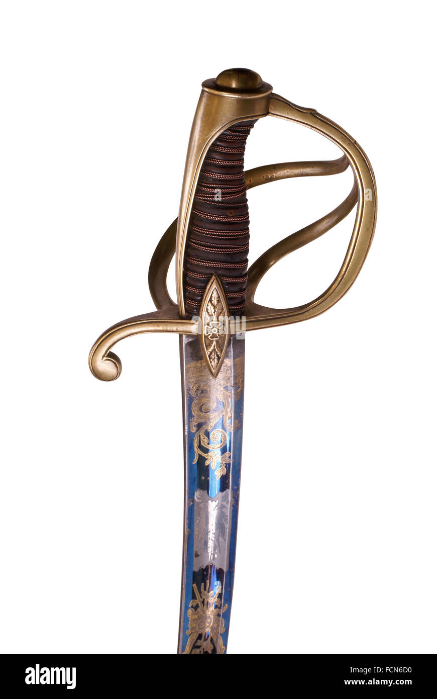 Sabre d'officier français Banque D'Images