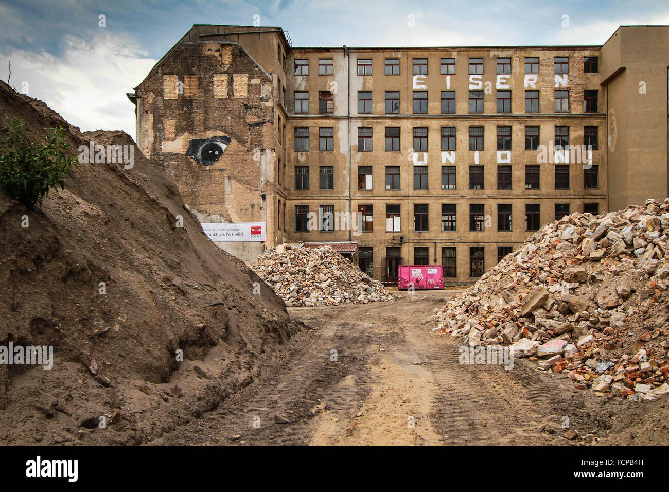 Berlin, DDR, Allemagne, palais, ruines, abandonnés Banque D'Images