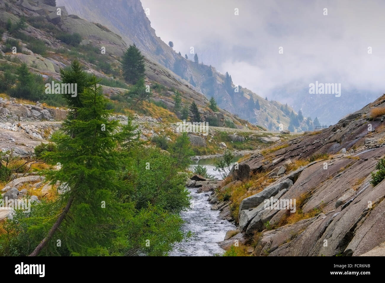 Val Nambrone in den Dolomiten, Alpen - Val Nambrone en Dolomites, Alpes Banque D'Images