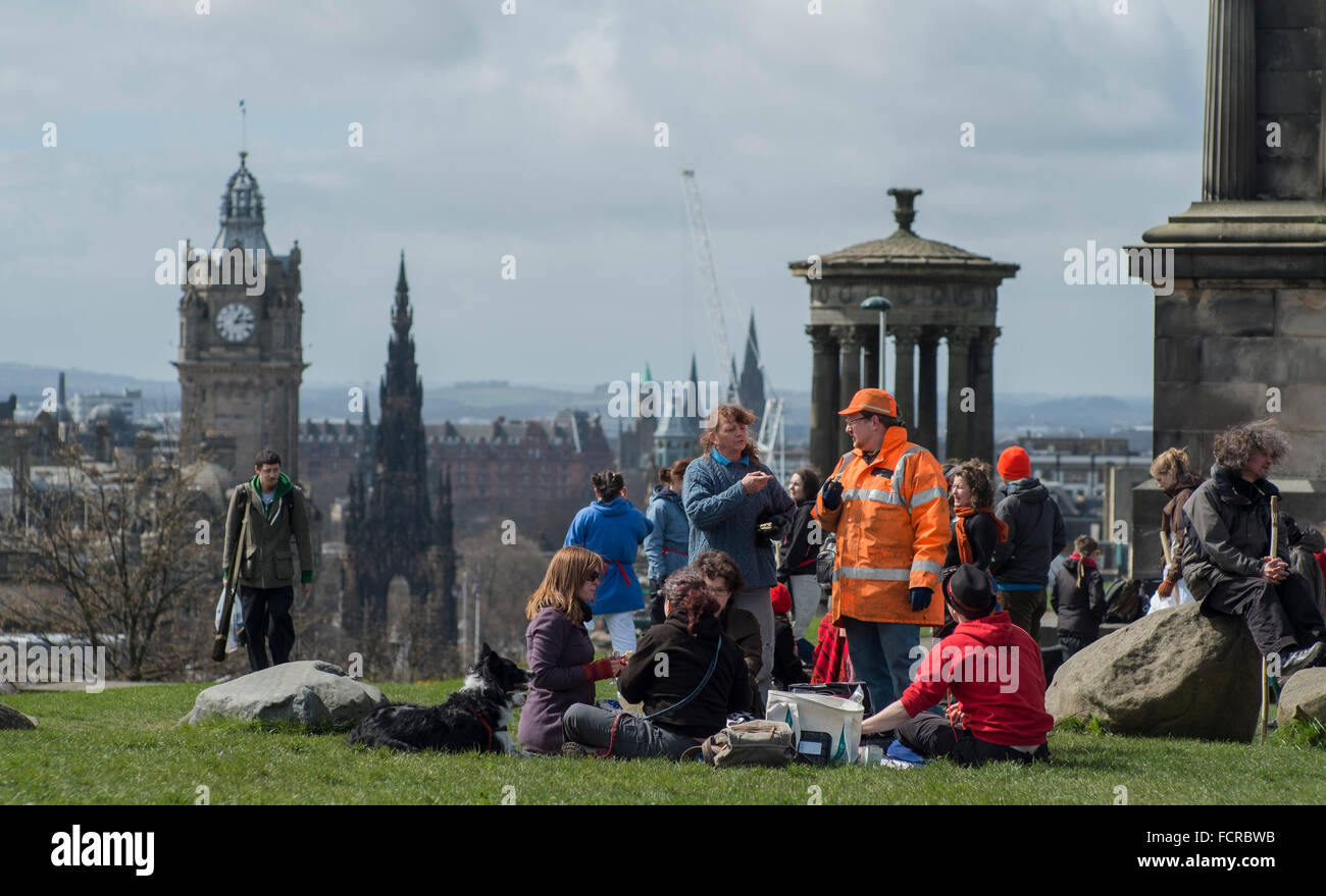 Firth of Forth, rouge, Festival, Ville d'Édimbourg, monument, Royaume-Uni, hôtel, voyage, en Écosse, au Royaume-Uni, Caledonian, Banque D'Images