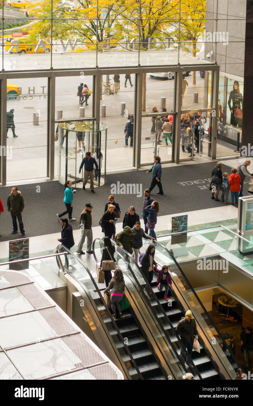 Time Warner Center Columbus circle mall Banque D'Images