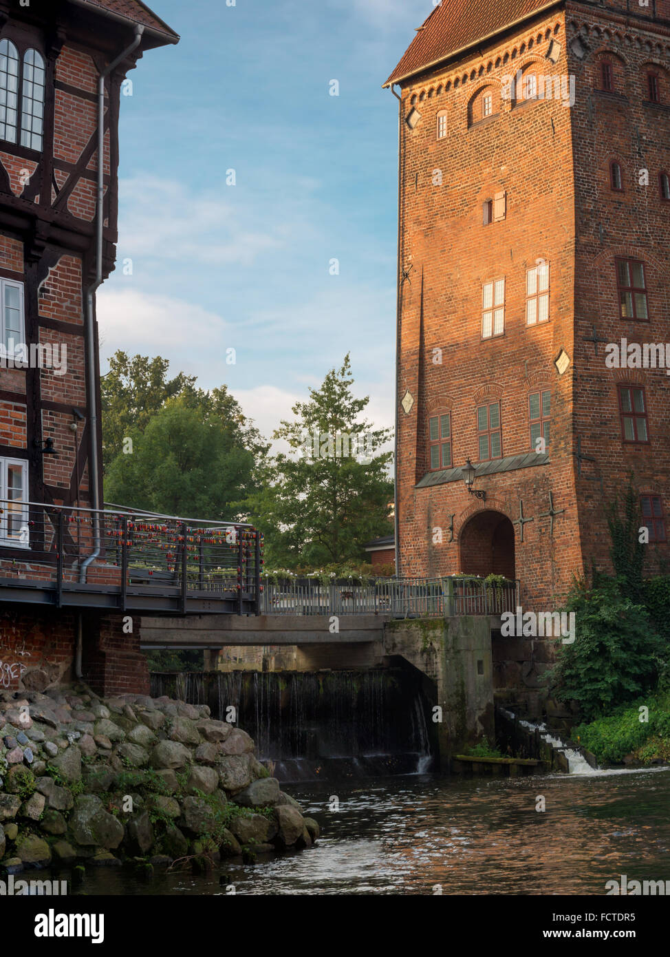 Le centre historique de Lunebourg en Allemagne du Nord Banque D'Images