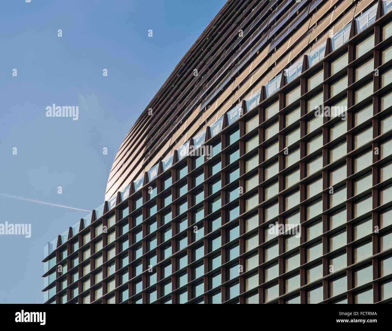 Francis Crick Institute de Midland Road, St Pancras, Londres conçu par les architectes HOK avec PLP Architecture. Banque D'Images