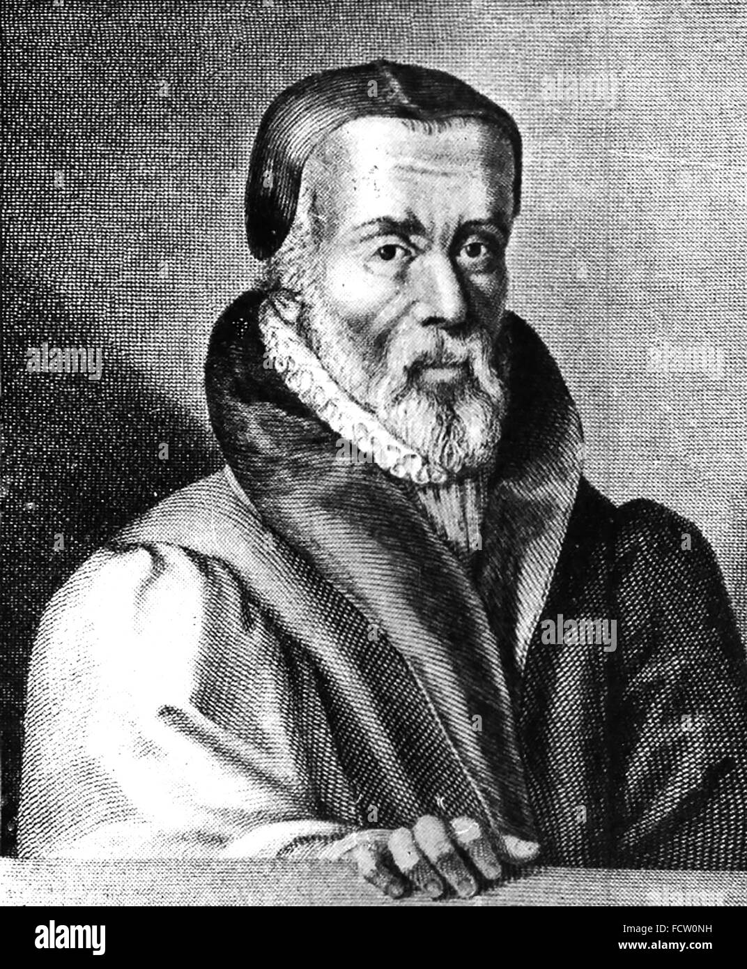 WILLIAM TYNDALE (c 1494-1536) English Français spécialiste de la Bible Banque D'Images