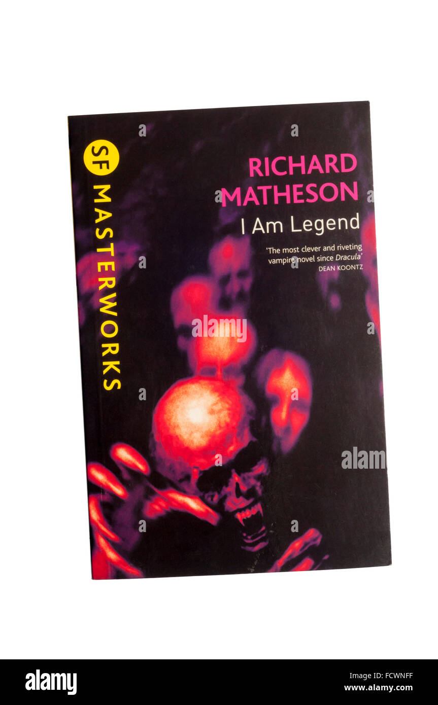 Une copie du livre Je suis une légende de Richard Matheson. Banque D'Images