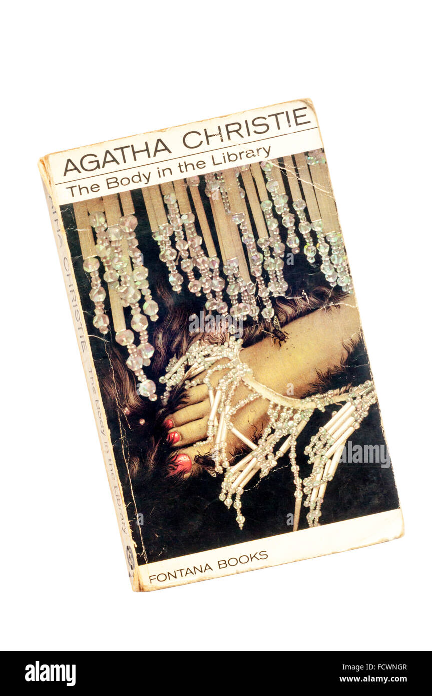 Collins édition brochée du corps dans la bibliothèque d'Agatha Christie. D'abord publié en 1942. Banque D'Images