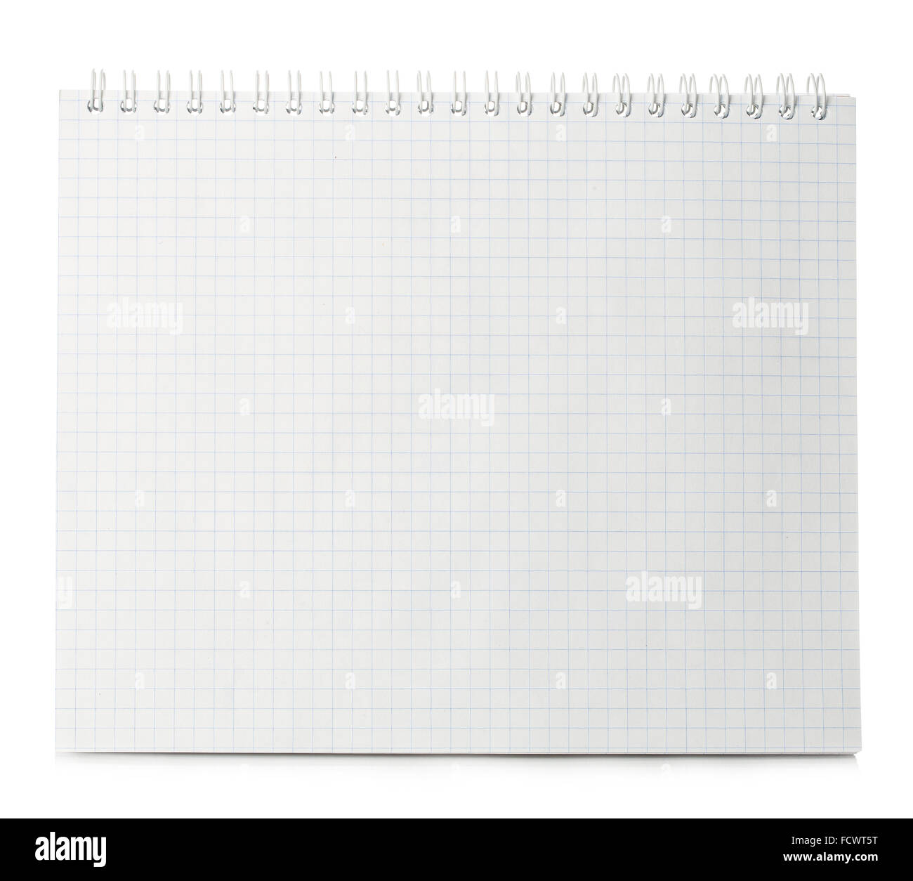 Carnet à spirales en papier Banque D'Images