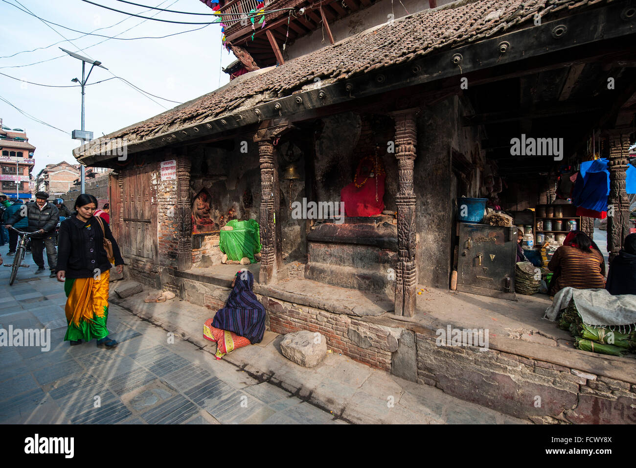 Le Népal, Katmandou, la vie quotidienne Banque D'Images
