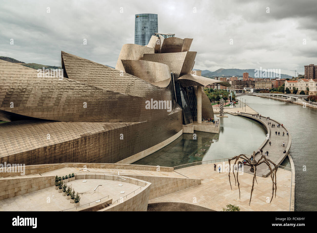 Guggenheim Museum, Bilbao, Pays Basque, Espagne Banque D'Images