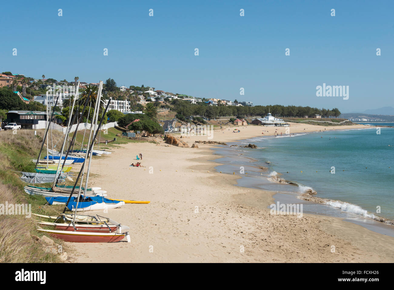 Santos Beach, Mossel Bay, Eden, municipalité de district de la province de Western Cape, Afrique du Sud Banque D'Images