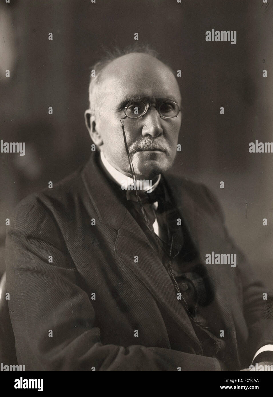 Portrait d'Edouard Branly 1844 physicien 1940 Banque D'Images