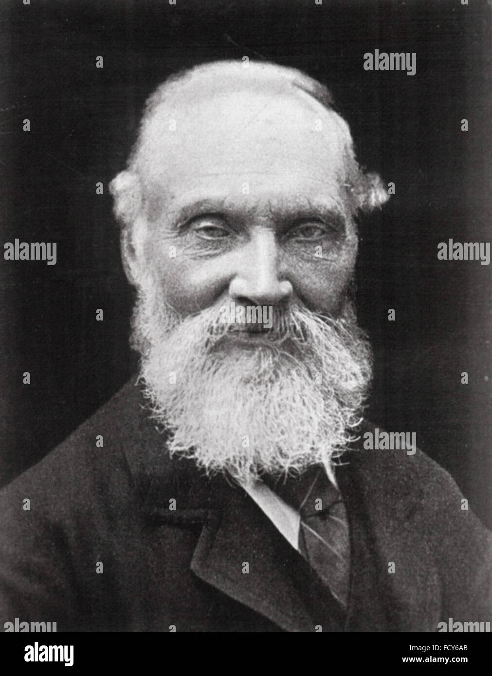 Portrait de William Thomson Kelvin physicien 1907 1824 baron Banque D'Images
