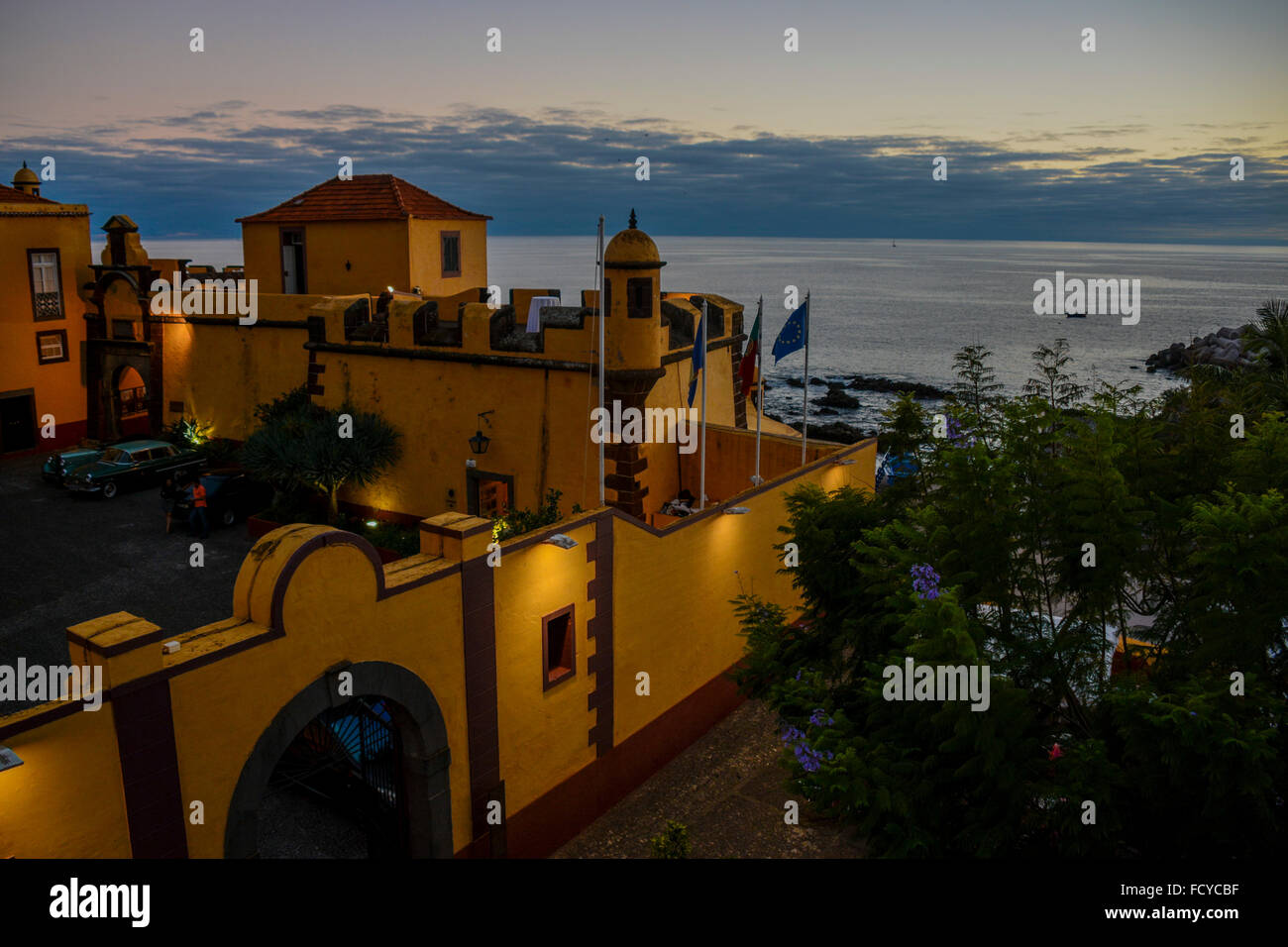 Fort Sao Tiago, l'île de Madère, Portugal Banque D'Images