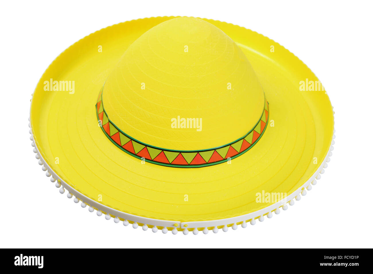 Sombrero jaune Banque D'Images