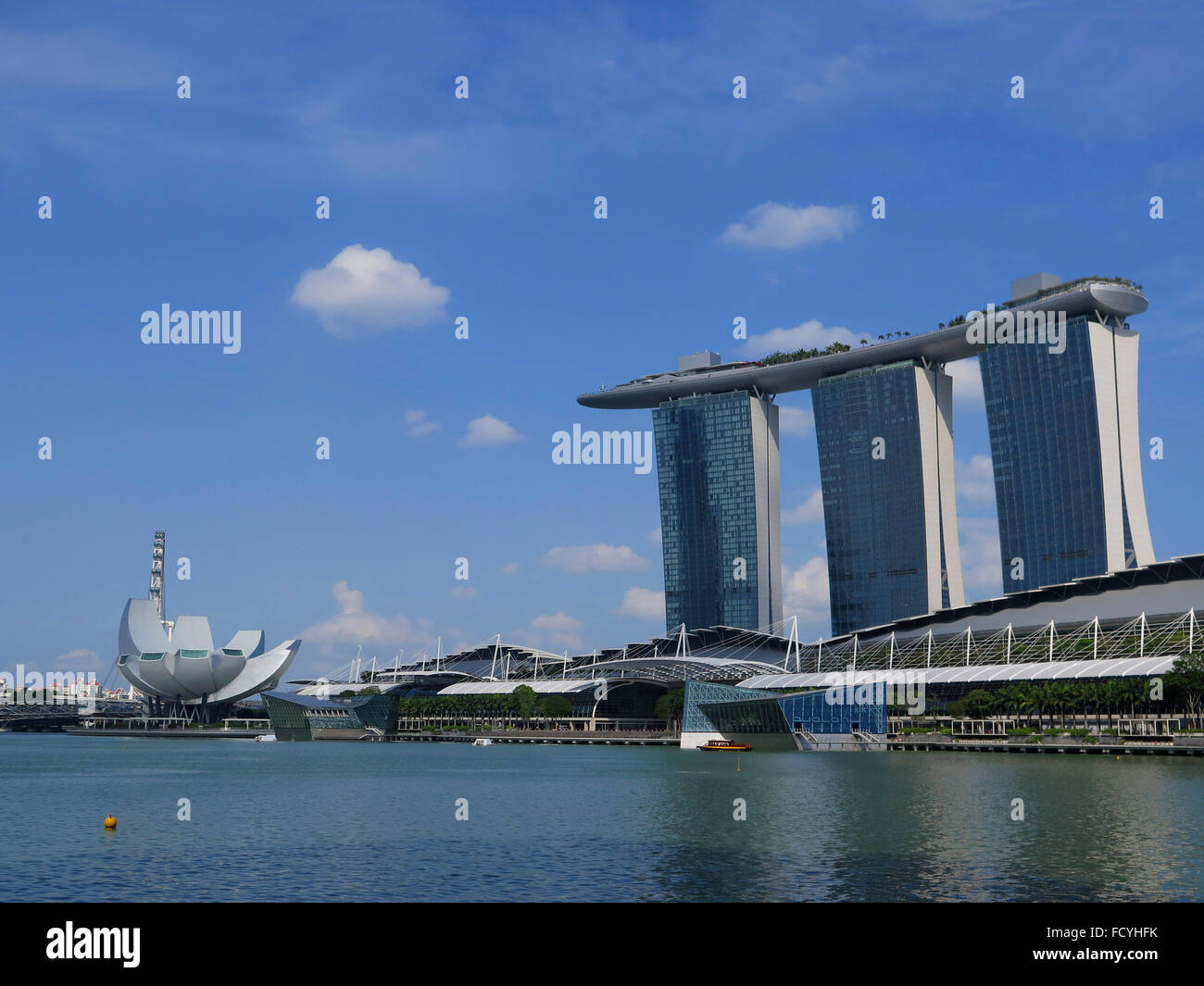 Marina Bay Sands Hotel, Singapour, l'Asie Banque D'Images