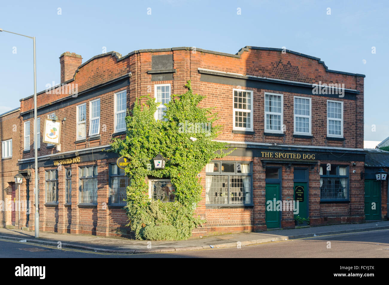 Le Spotted Dog pub irlandais de Digbeth, Birmingham Banque D'Images