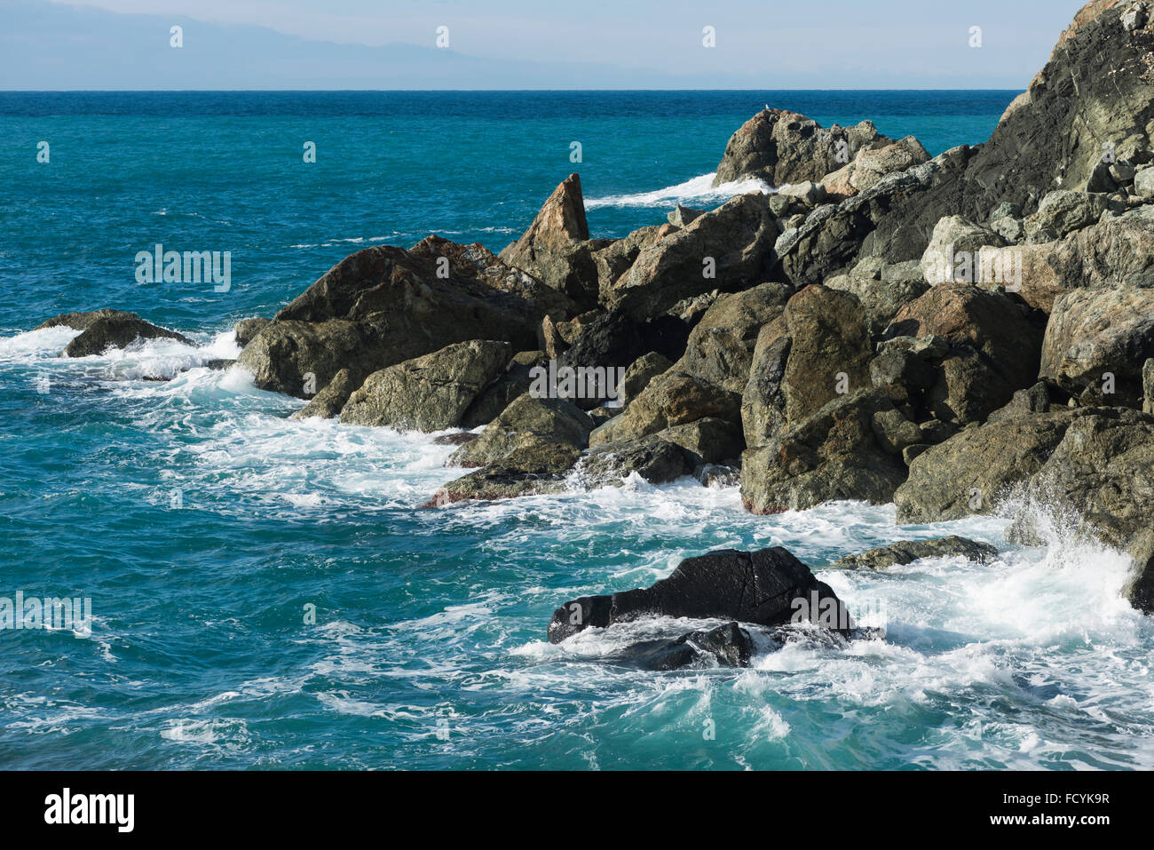 Cinque Terre, ligurie, italie. Banque D'Images