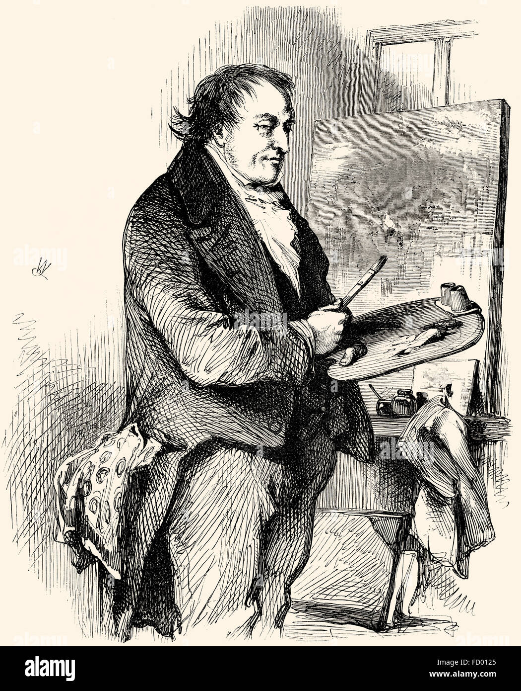 Joseph Mallord William Turner, 1775-1851, un peintre paysagiste romantique anglais Banque D'Images