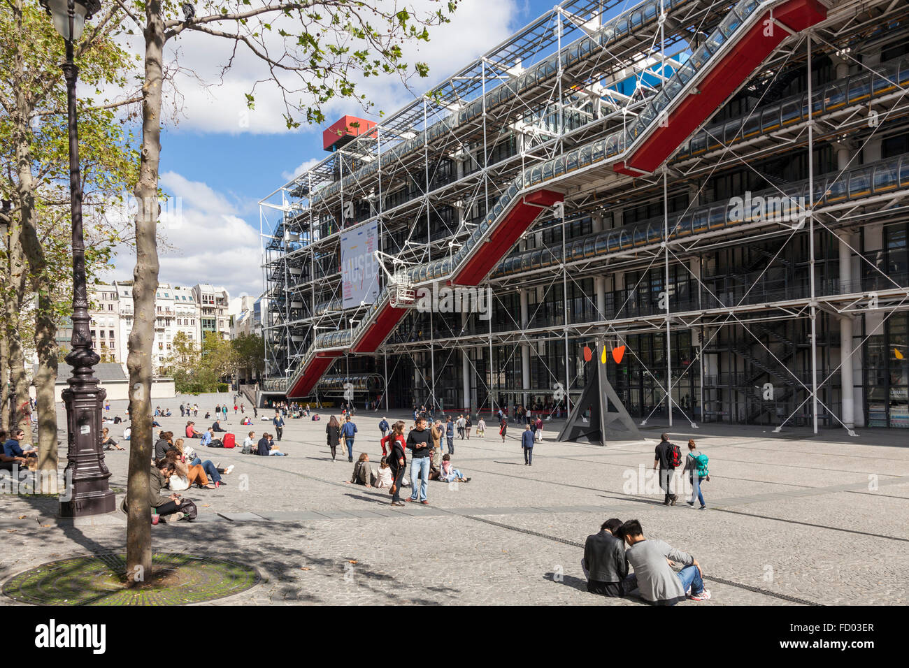 Centre Pompidou, Paris, France Banque D'Images