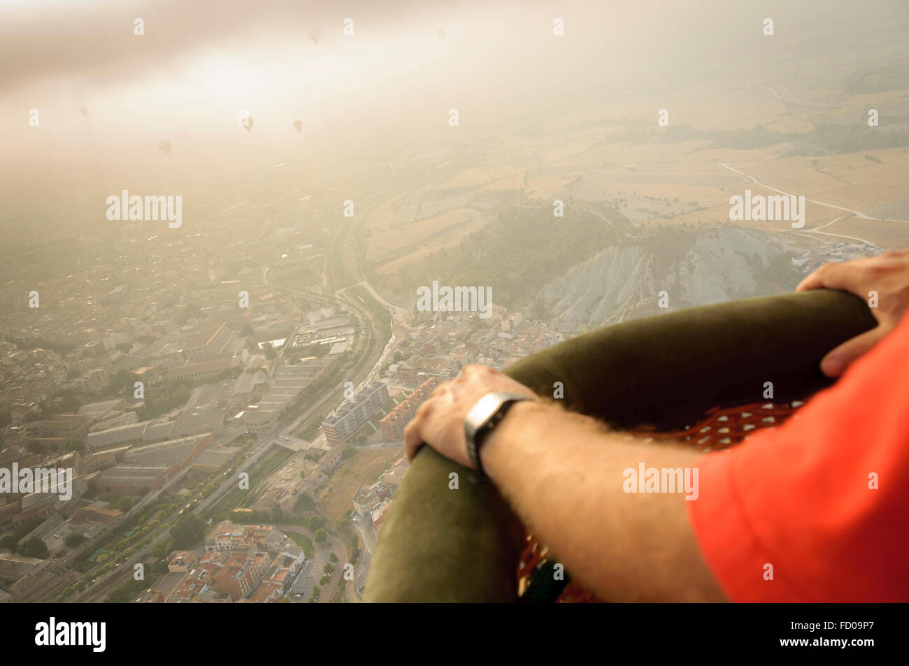 L'Igualada montgolfières Banque D'Images