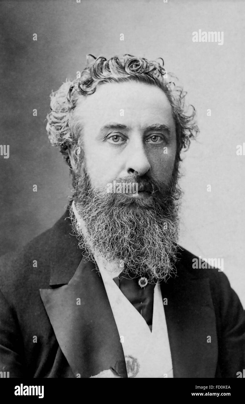 ROBERT BULWER-LYTTON (1831-1891) Homme d'état anglais et vice-roi de l'Inde 1876-1880. Photo : Nadar Banque D'Images