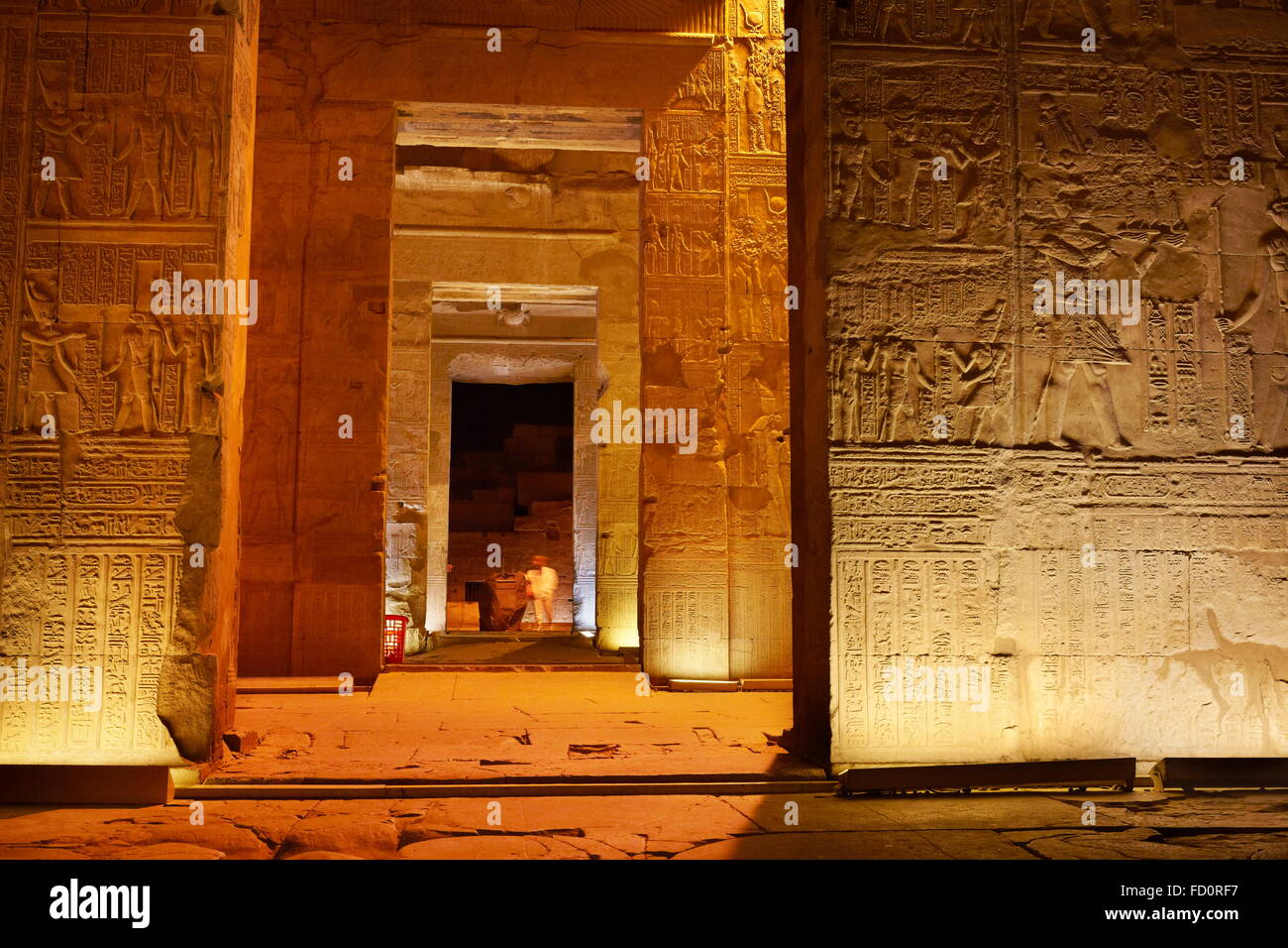 Egypte - l'île de Philae, le Temple d'Isis, l'UNESCO Banque D'Images