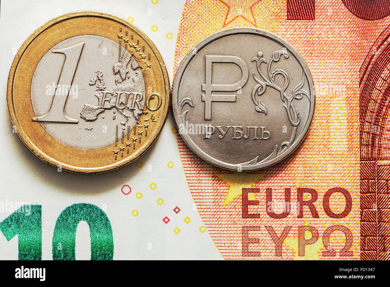 Ruble euro Banque de photographies et d'images à haute résolution - Alamy