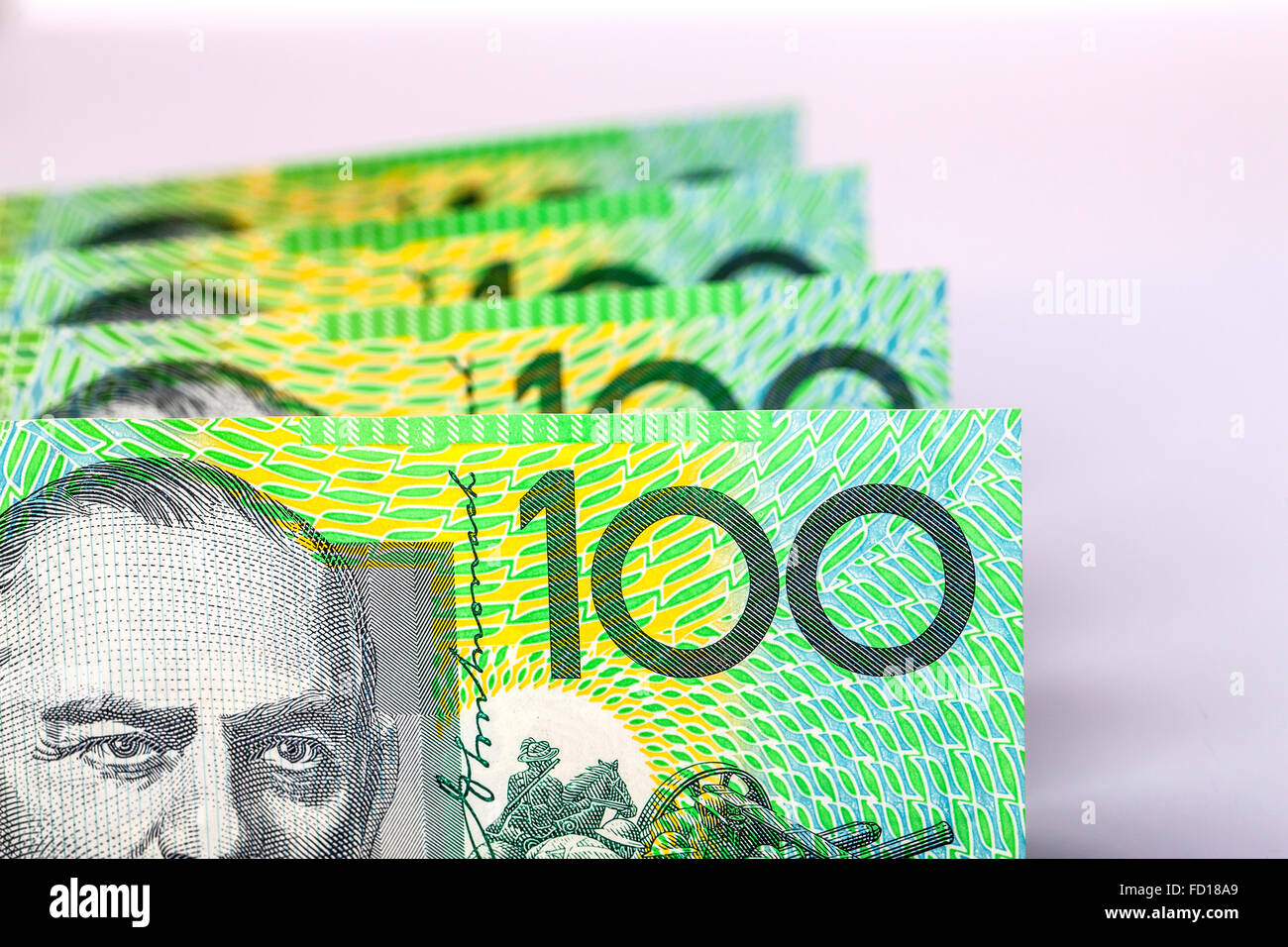 Australian cent dollars (100 $) Banque D'Images