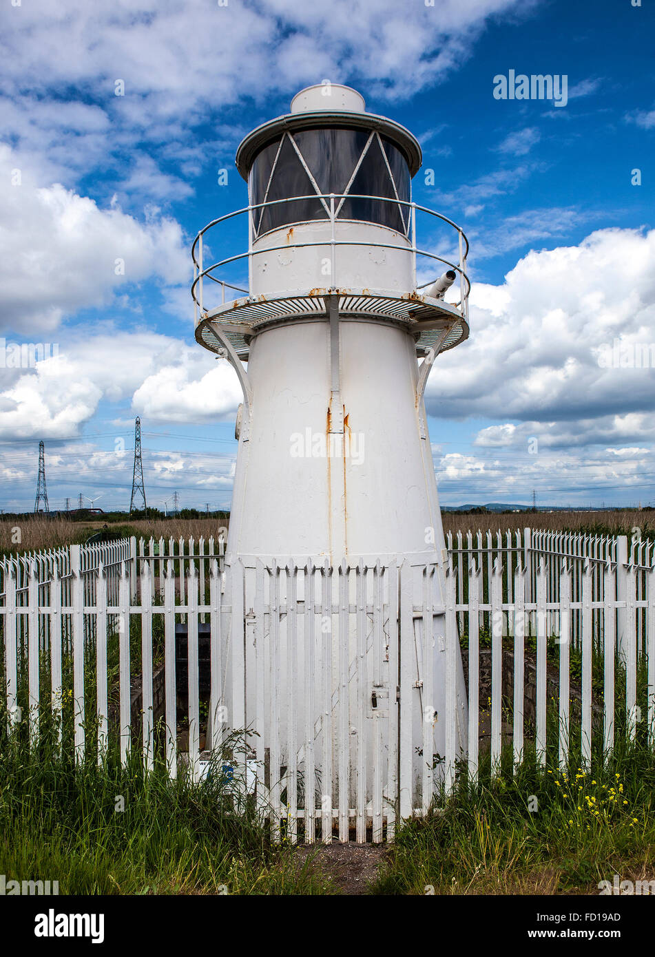 Ancien phare à l'Est de la Nouvelle-Galles du Sud de l''Usk Banque D'Images