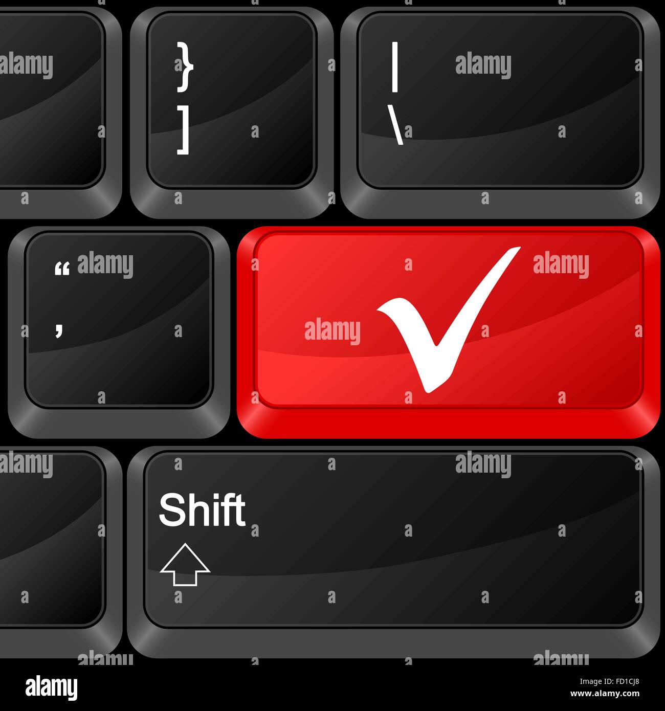 Clavier ordinateur symbole de contrôle de bouton. Vector illustration. Illustration de Vecteur