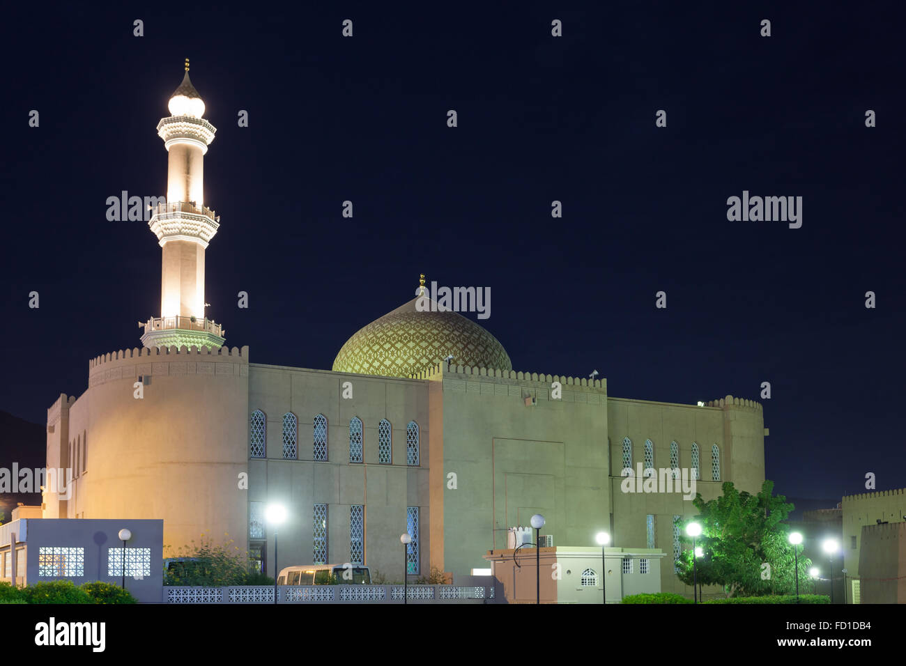 Grande Mosquée de Nizwa, Oman Banque D'Images