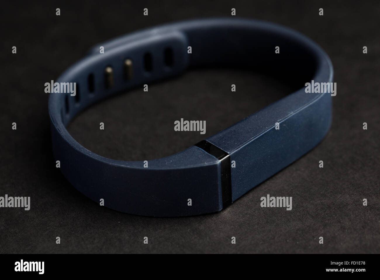 Close up of heart rate watch band Banque D'Images