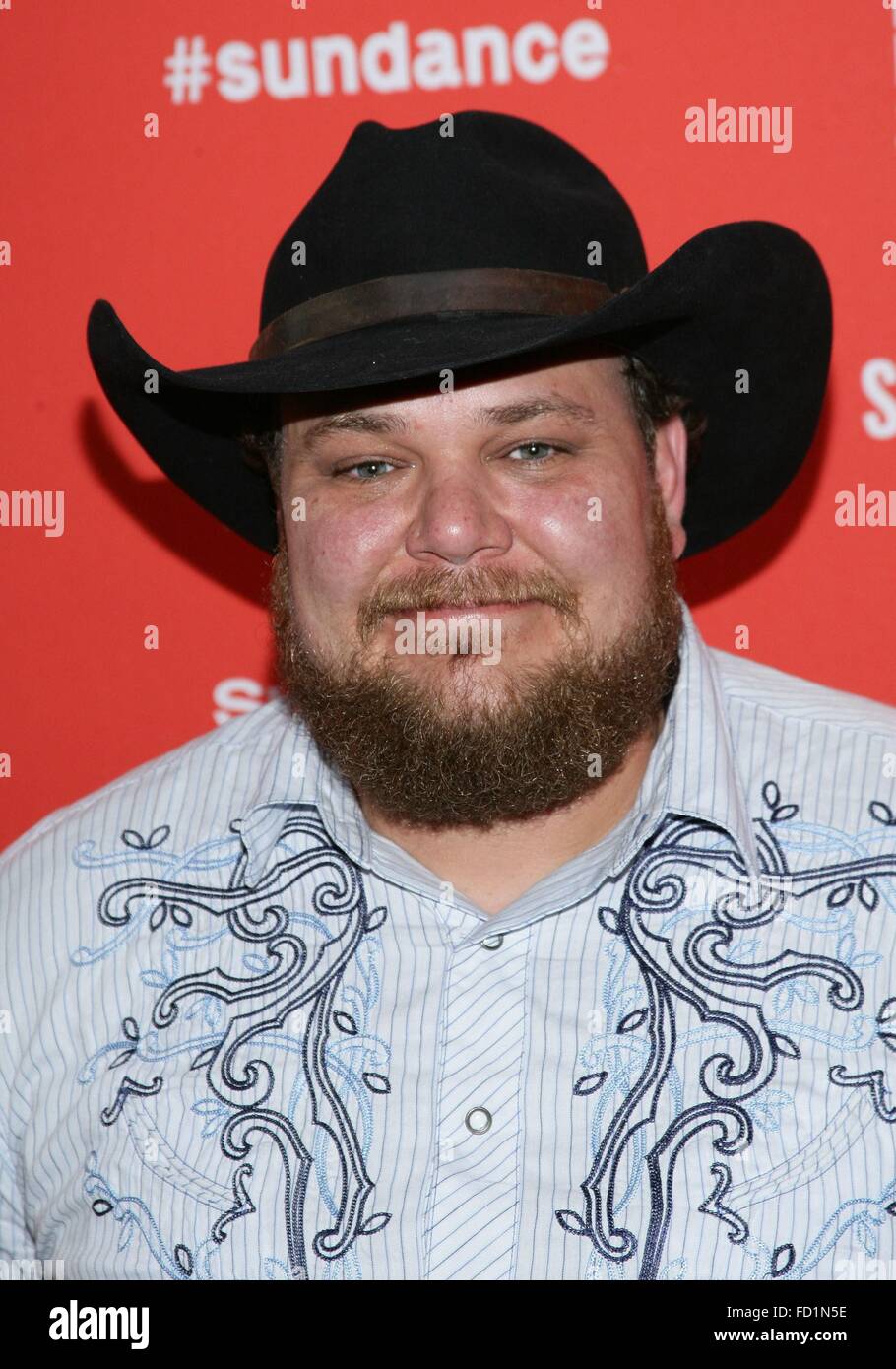 Park City, Utah, USA. 26 janvier, 2016. Michael Villar aux arrivées de CARNAGE PARK en première mondiale au Festival du Film de Sundance 2016, Bibliothèque Centre Theatre, Park City, UT 26 Janvier, 2016. Credit : James Atoa/Everett Collection/Alamy Live News Banque D'Images