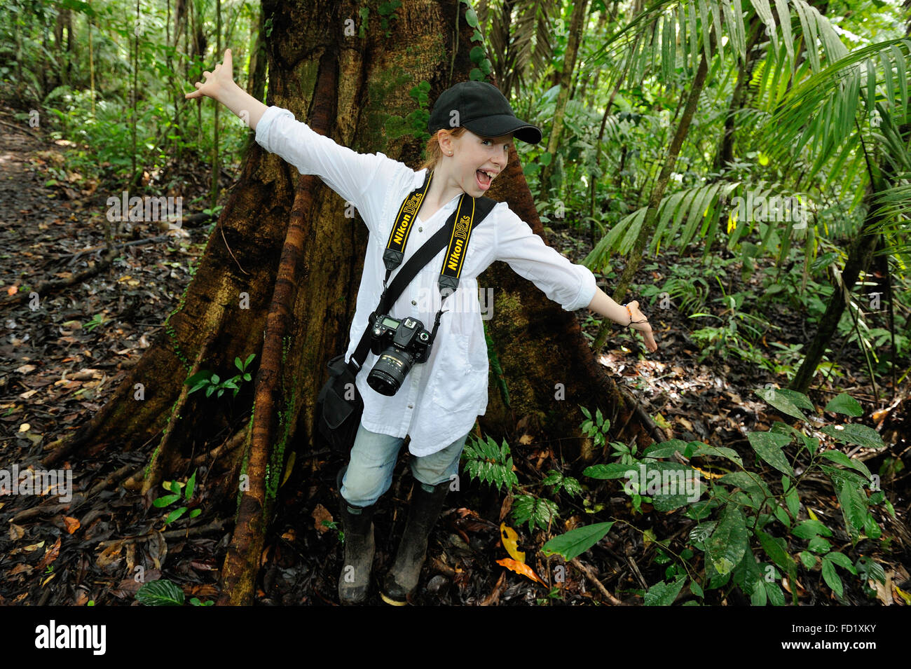Mimmi Widstrand, Equateur, Rio Napo Wildlife center réserver, Banque D'Images