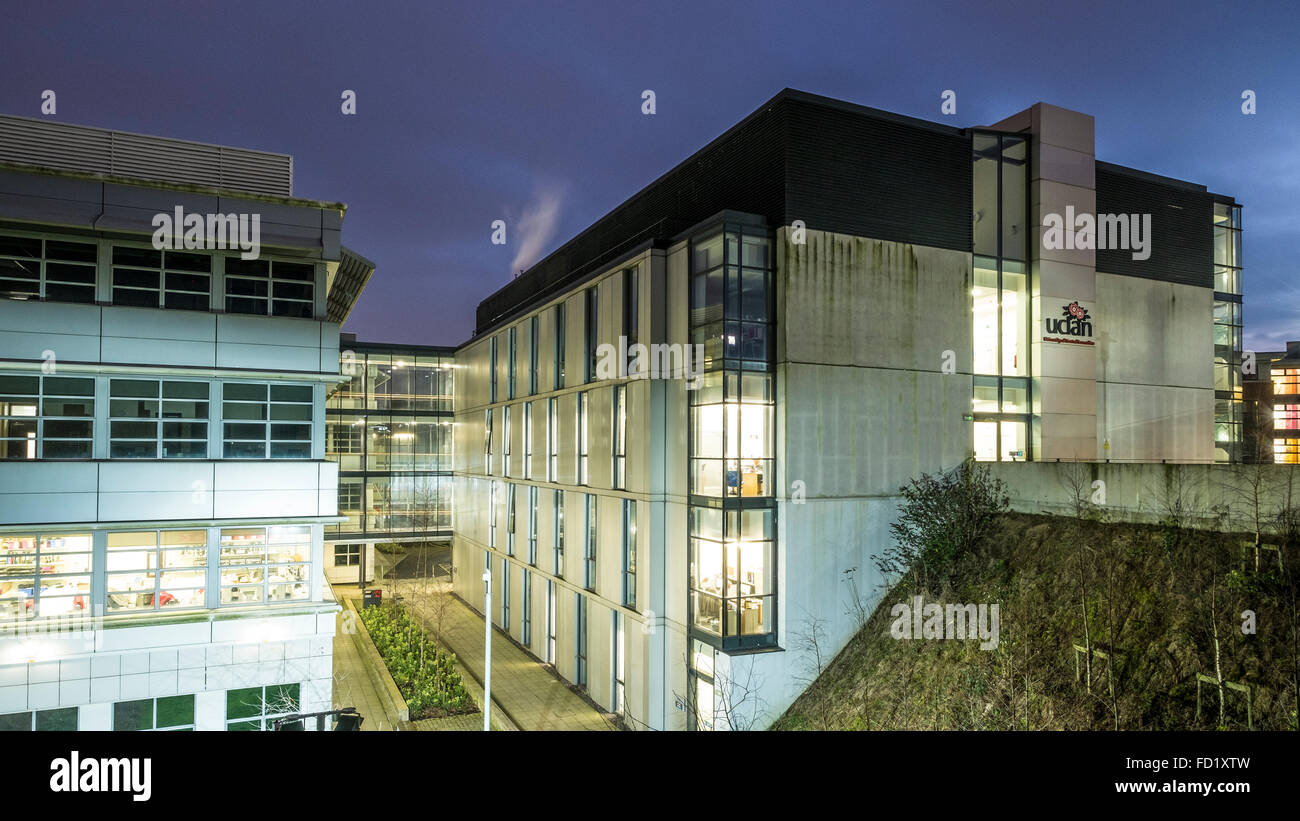 Université de Central Lancashire (UCLAN) Forensic Science Building dans le centre de Preston Banque D'Images