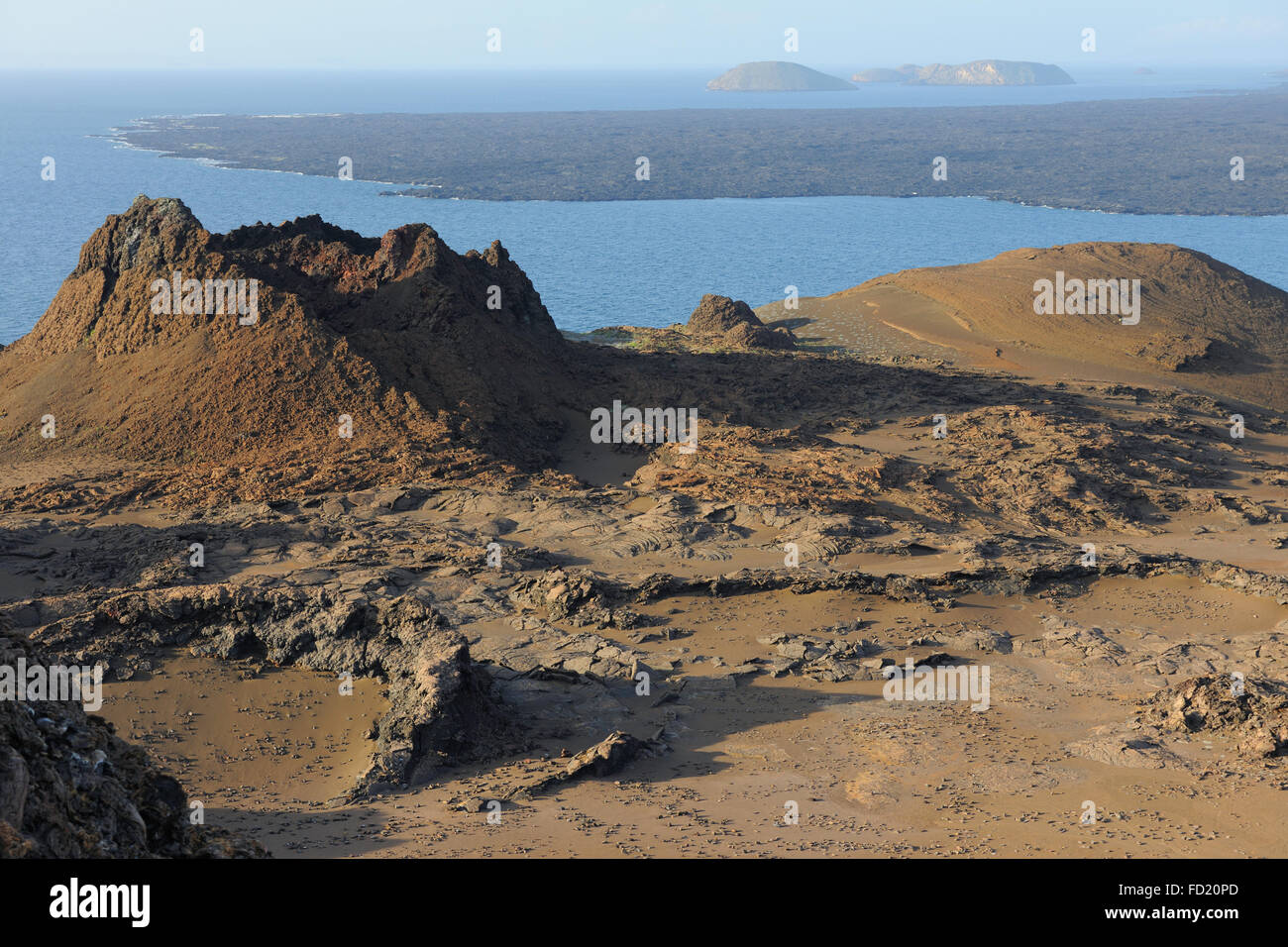 Bartholomew, l'île de Galapagos, Équateur. Banque D'Images