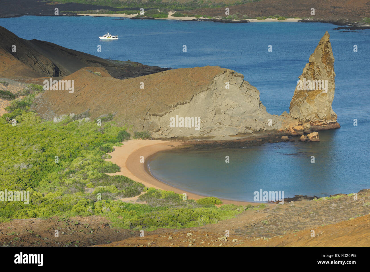 Bartholomew, l'île de Galapagos, Équateur. Banque D'Images