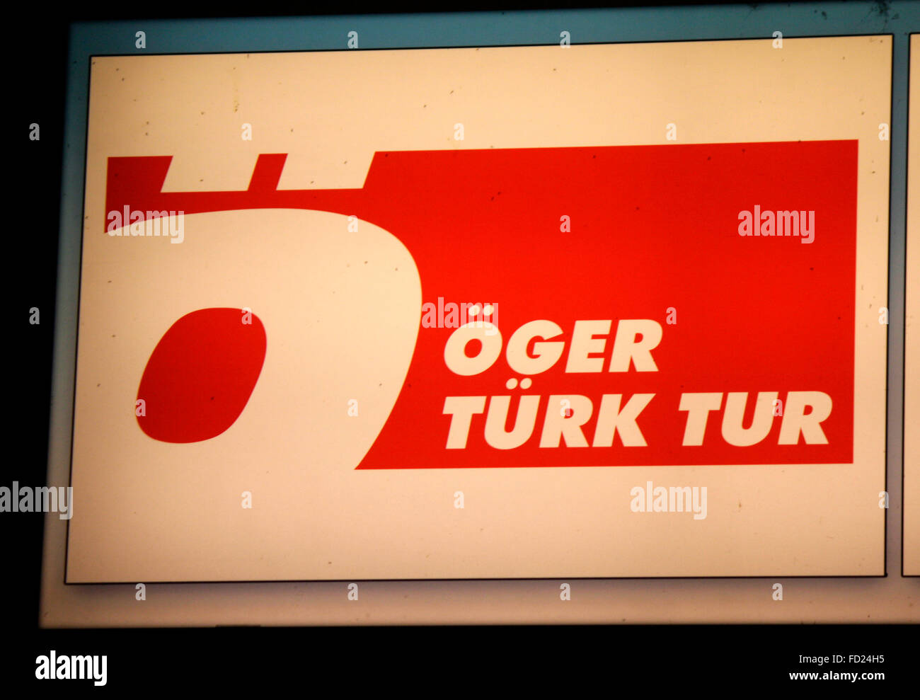 Oeger Markenname : 'Türk Tur' , Berlin. Banque D'Images