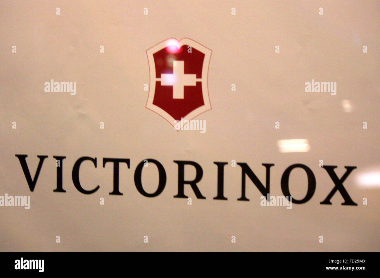 Markenname : 'Victorinox', Berlin. Banque D'Images