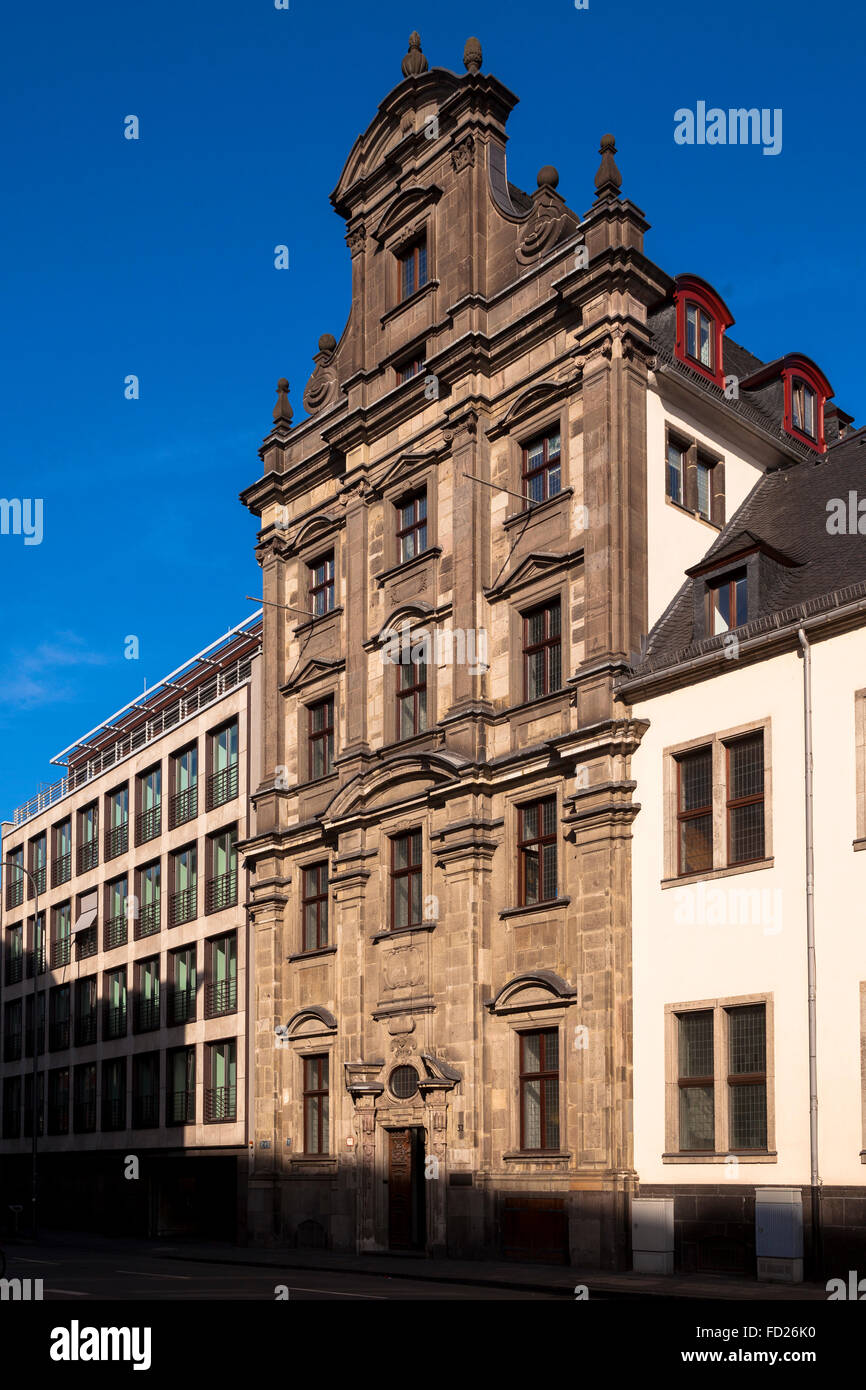 L'Europe, l'Allemagne, en Rhénanie du Nord-Westphalie, Cologne, le Vicariat général de l'Archidiocèse de Cologne l'Marzellenstrasse. Banque D'Images