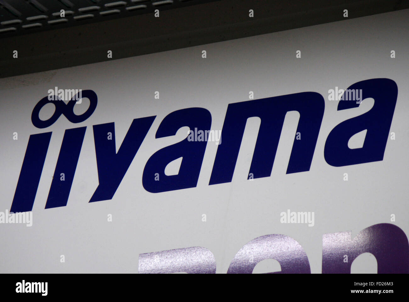 Markenname : 'iiyama", Berlin. Banque D'Images